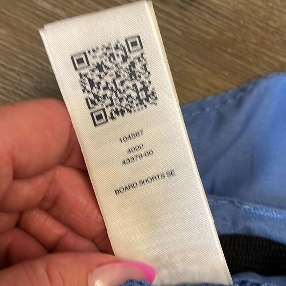 True Religion Big T Surf Board Swim Shorts Digital Blue | size 34 | NWT - Picture 10 of 11